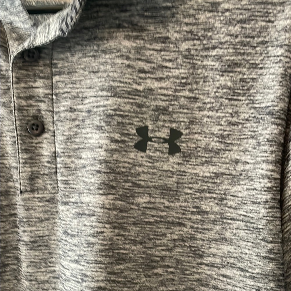 Under Armour Men's Gray Polo Shirt - Picture 2 of 3